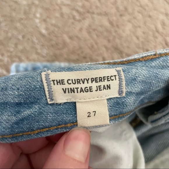 Madewell The Curvy Perfect Vintage Jean in Fitzgerald Wash - Picture 4 of 5